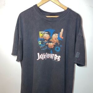 Vintage 1998 Jay and Silent Bob T-Shirt Dogma Clerks View Askew Adult 2Xl